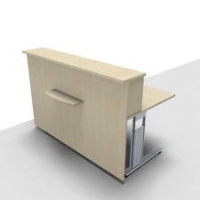 Schreibtisch mit Thekenfront