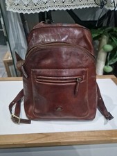 The Bridge Rucksack Lederrucksack Braun Leder Vintage