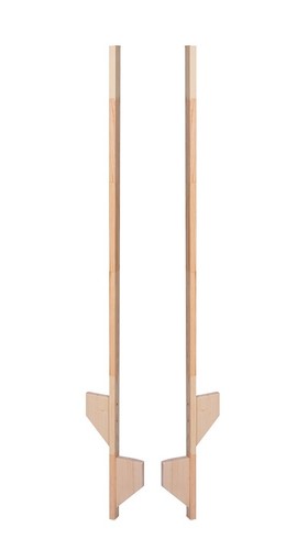 Holzstelzen 140cm natur holz - 140cm,