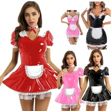 Damen Dienstmädchen Leder