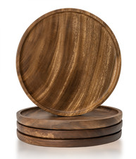 Holzteller rund 30 cm - holzteller,