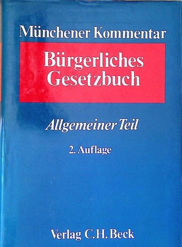Münchener kommentar zum - münchener,