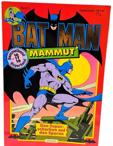 Batman mammut sonderausgabe - mammut,