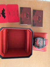 Police x Batman Herrenuhr Rot Limited Edition 45mm Ungetragen Mit Orginalbox VHB