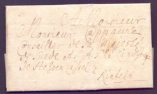 Vorphila Faltbrief 1741 aus