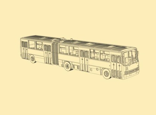 Auhagen minicar gelenkbus - auhagen, tt