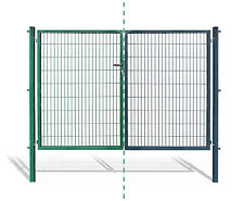 Doppeltor, Grün oder Anthrazit, versch. Höhen passend für Doppelstabmattenzaun