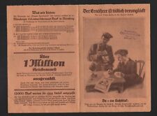 HANNOVER, Prospekt 1925, Vobachs Familienhilfe Otto Kath & Co. Buchhandlung