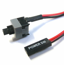 Power ON SW Switch Schalter Anschluss Kabel ATX Mainboard Motherboard PC Gehäuse