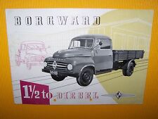 BORGWARD 1 1/2 To Diesel B 511