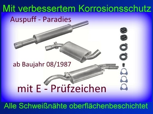 Abgasanlage auspuff für - abgasanlage, vw