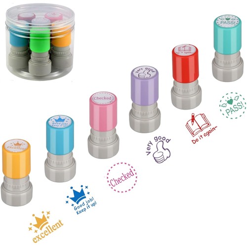 Lehrerstempel set 6er - lehrerstempel, set,