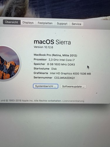 Apple macbook pro retina - pro, 15"
