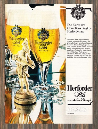 Herforder pils reklame - pils,