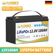 12V 180Ah LiFePO4 Lithium