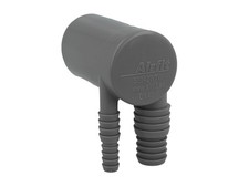 Airfit Doppel-Anschlusswinkel für Waschmaschinen und Trockner, gewinkelt DN 40, 