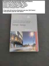 Mercedes E-KLASSE W212 W207 Navigation DVD AUDIO 50 APS NTG4 EUROPA 2008/2009