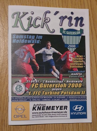 Stadionmagazin frauen - stadionmagazin, fc