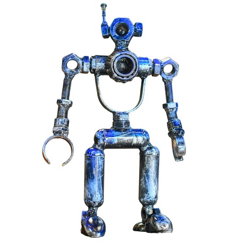 Roboter-Altmetallskulptur