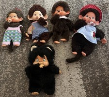 4x Monchichi Sekiguchi & 1x