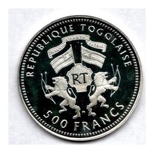 Togo - 500 Francs 2000 - Silber 925 - Gorch Fock