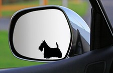 2x, 4x, 6x Silhouetten-AUFKLEBER SCOTTISH TERRIER Fensteraufkleber Autoaufkleber