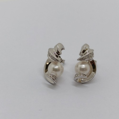 Ohrstecker mit perle und - mit,