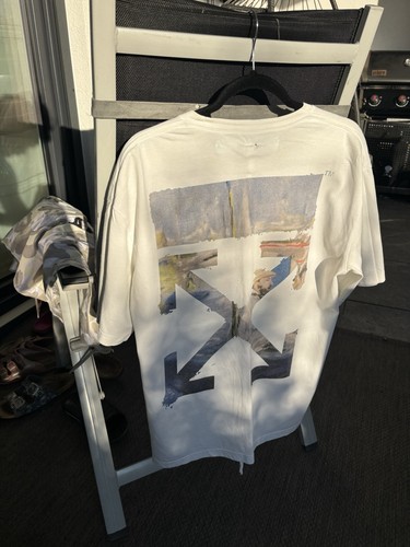 Off white shirt size l - size, 2019