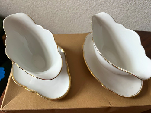 2er set vintage saucieren - vintage,