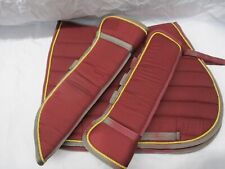 Schabracke Set mit Transportgamaschen weinrot Sattelunterlage Vielseitig K7