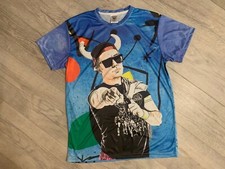 MEGA PARK Shirt United Party People  Mallorca Malle Größe M Lorenz Büffel blau