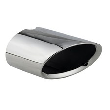 Endrohrblende f BMW 3er e90 e91 e92 e93 LCI Facelift Auspuff Blende Chrom Oval