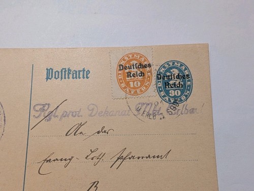 Deutsches reich ganzsache - reich,