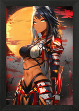 Anime Wolf Mädchen Krieger
