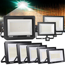 1-10X LED Strahler Fluter Außen 10W-500W ohne/mit Bewegungsmelder Scheinwerfer 