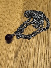 Trollbeads Limited edition 2010 Amethyst Fantasy necklace 90cm