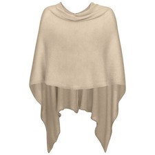 Damen Poncho Cape Überwurf