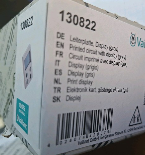 Vaillant leiterplatte 130822 - vaillant,