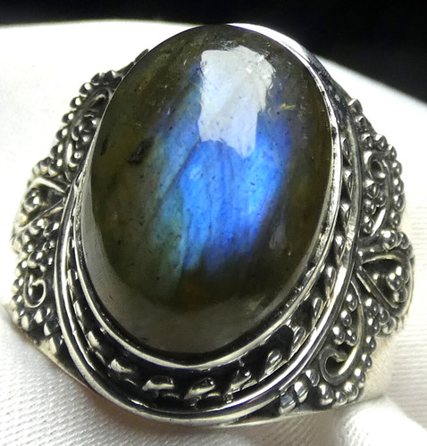 Labradorit ring 925 - 💎,