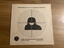 NS DRL Schiessscheibe Reichsbund für Leibesübungen Drittes Reich Schützenverband
