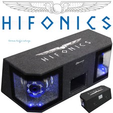 Hifonics MR8-DUAL 1200 Watt 2x20cm Bandpass Subwoofer Kiste Bassbox Auto