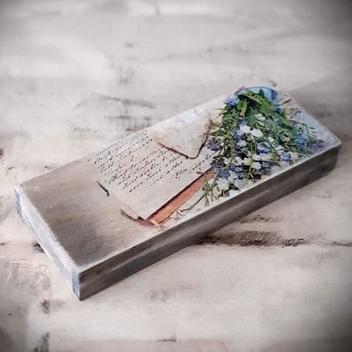 Vintage holz federkästchen - vintage, holz-federkästchen