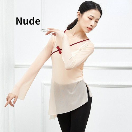 Damen sheer mesh shirt bluse - damen,