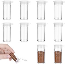 JJUNW 10 Stück Mini Salzstreuer, 6g Salz und Pfefferstreuer Klein für Unterwegs 