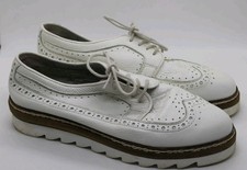 Post Xchange Damen Sneaker Gr. 39 Halbschuhe, Schnürschuh, Weiß  Leder BA1