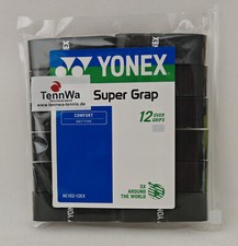 YONEX Super Grap schwarz 12er Pack, das Griffband der Profis - TennWa-Tipp!