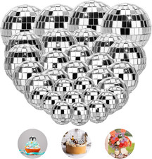 32 Stück Discokugeln Set