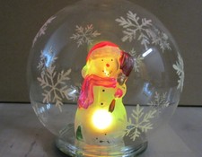  Schneemann Glaskugel