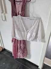Dirndl Gr. 46 lang alt rosa