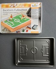 Backform Fußballfeld * Mottoparty "Fußball" * Größe: 22 x 4,5 x 30 cm * wie NEU